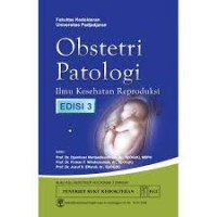 Image of Obstetri patologi : ilmu kesehatan Reproduksi [Edisi 3]
